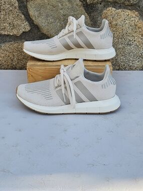 Light Grey Men's Running Sneakers - Adidas